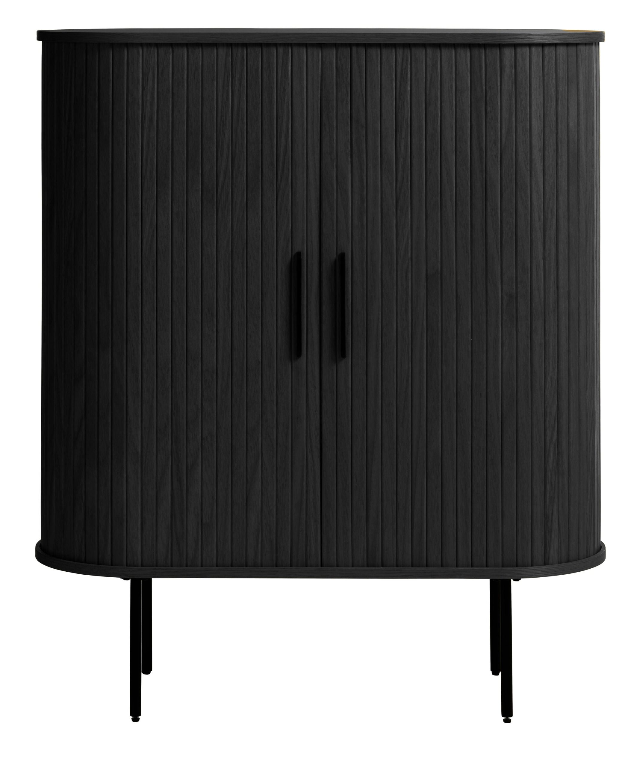 Contemporary/Modern Black Oak Wood Oak China Cabinet