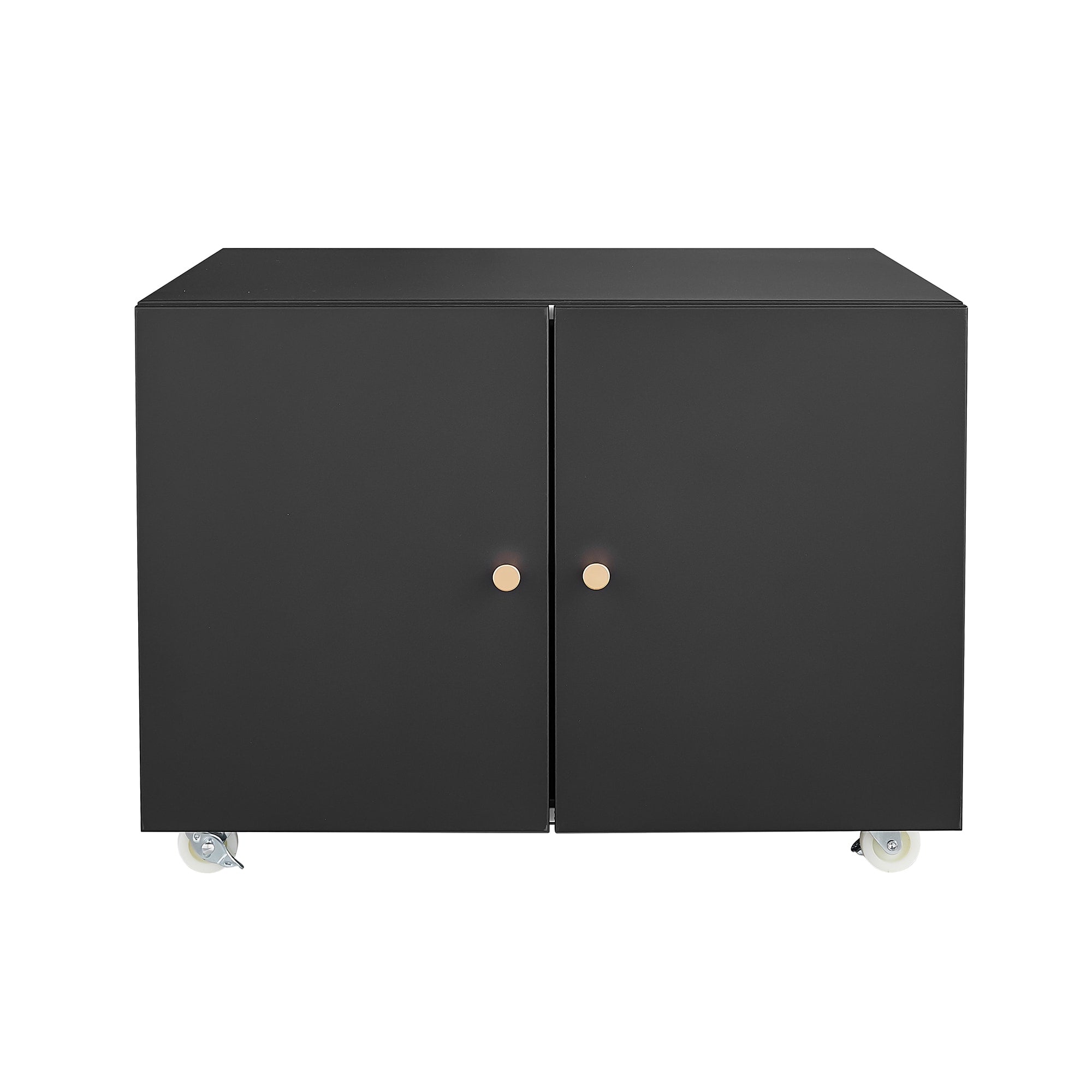 SINOFURN Black 23.6-in File Cabinet