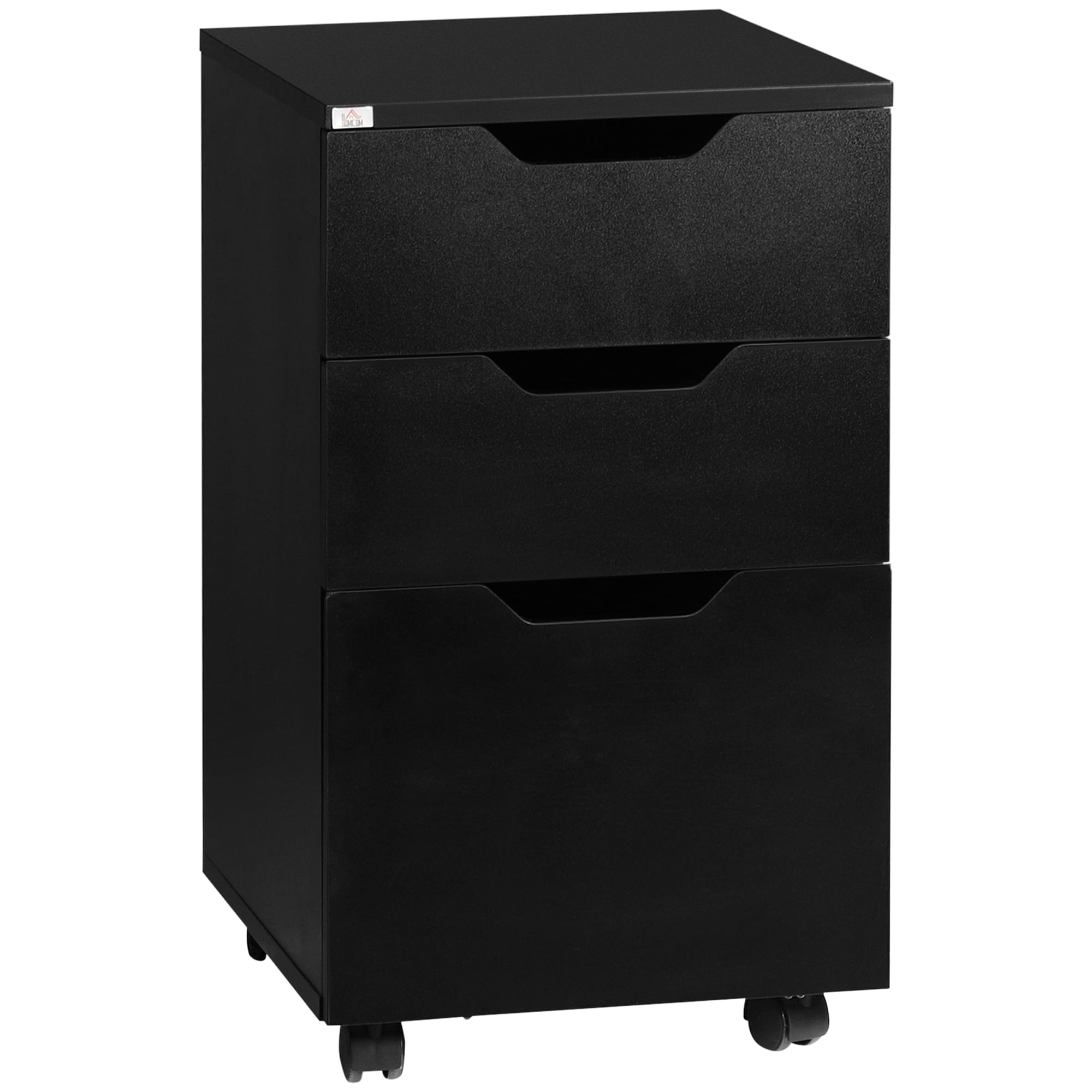 Flynama Black 3-Drawer 15.75-in File Cabinet
