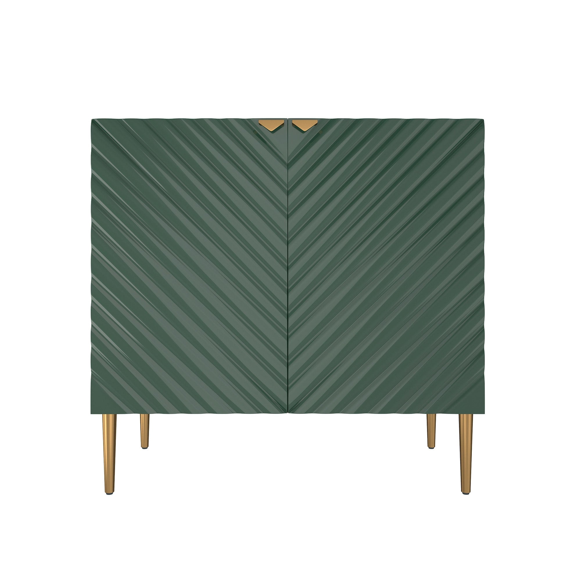 GZMR 15.75-in W x 31-in H Mdf Green Freestanding Utility Storage Cabinet