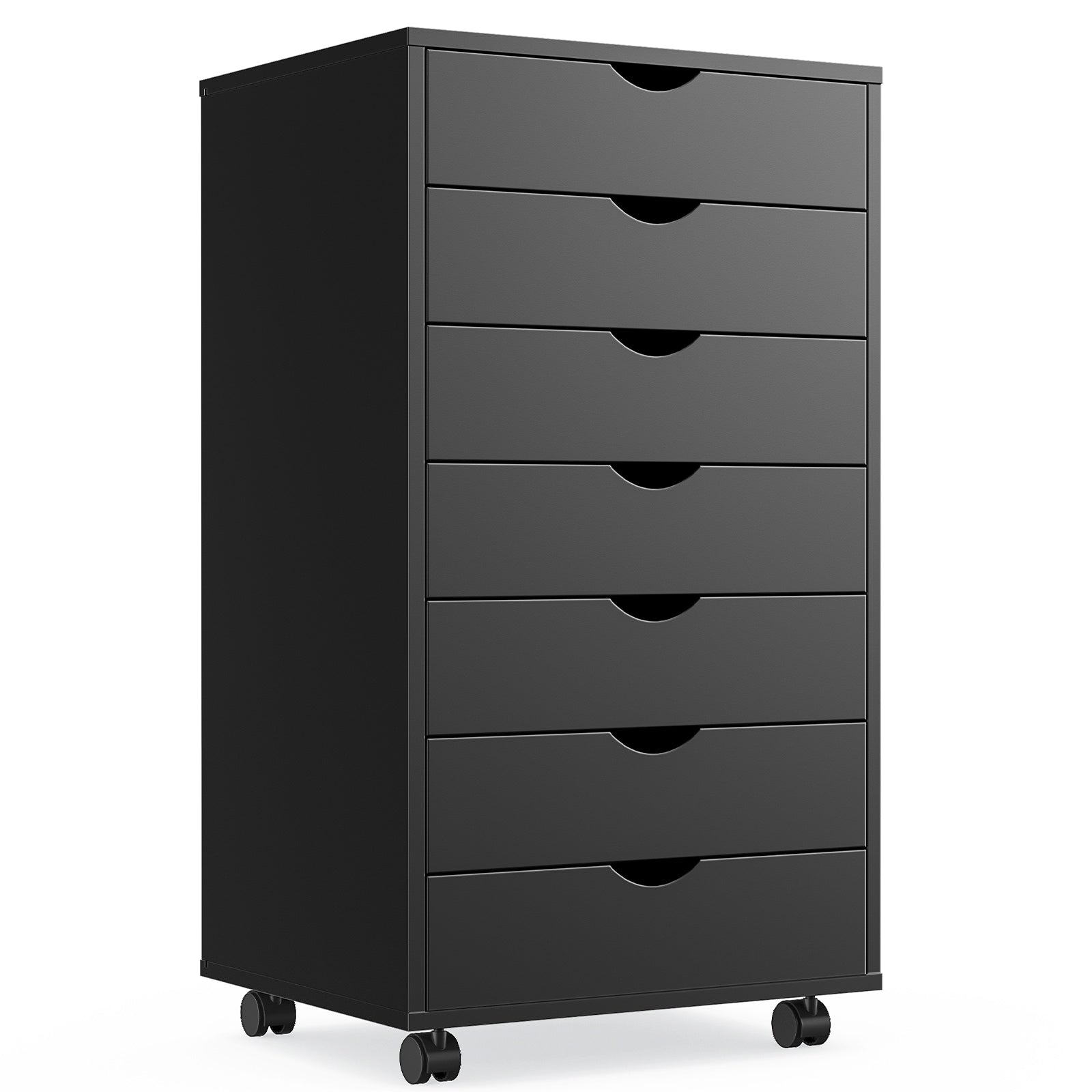 Siavonce Black Office Cabinet