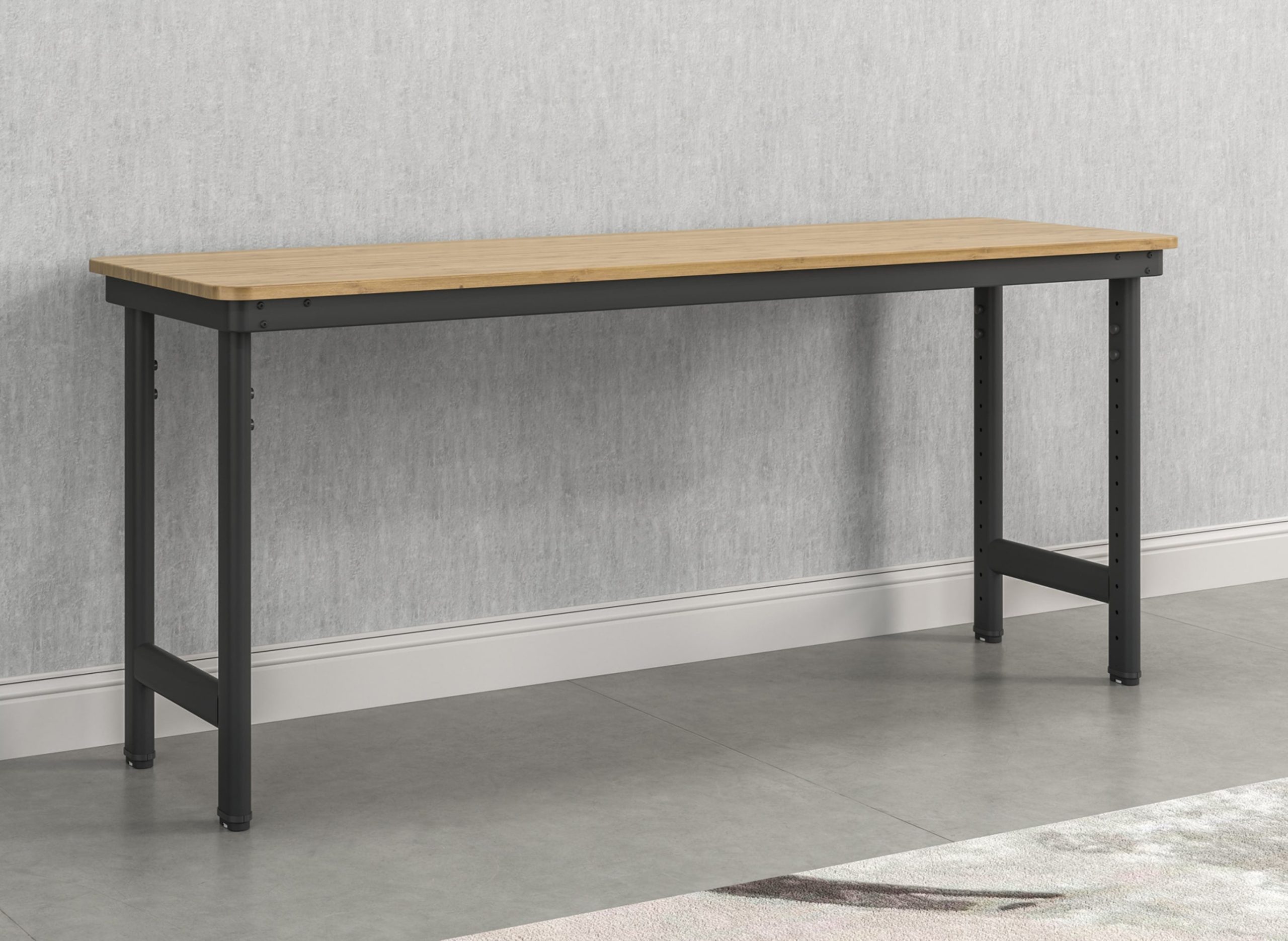 Everest Work Table 72-in W x 32-in H Steel Graphite Gray Freestanding Utility Storage Cabinet