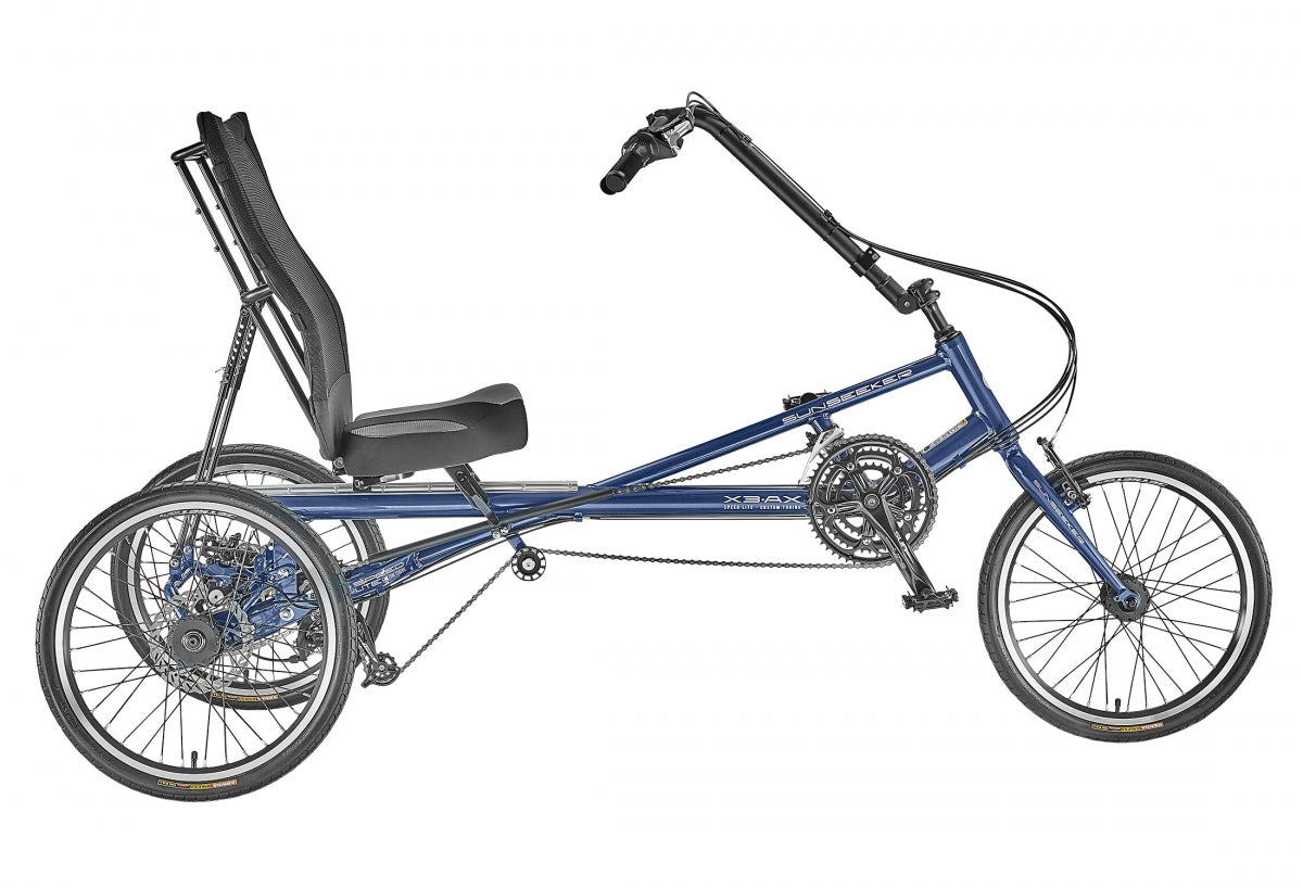 Sun Seeker X3 AX Trike Unisex 31-45in X-Seam Fusion Blue 20`