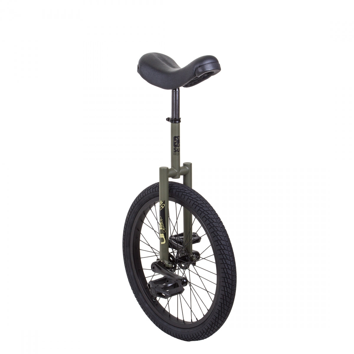 Sun Bicycles Flat Top 20 20in Unicycle 18in Army Green