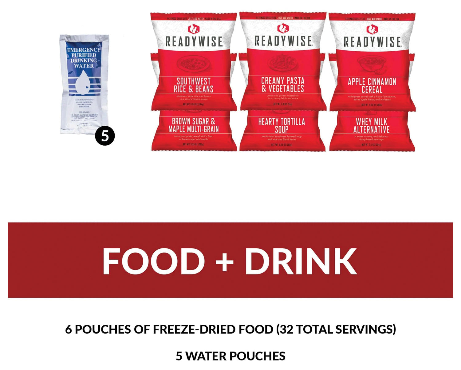 Premium Readywise 5-Day Emergency Survival Backpack Kit with Food, Water, & Gear — Compact, Waterproof, & Ready for Disasters