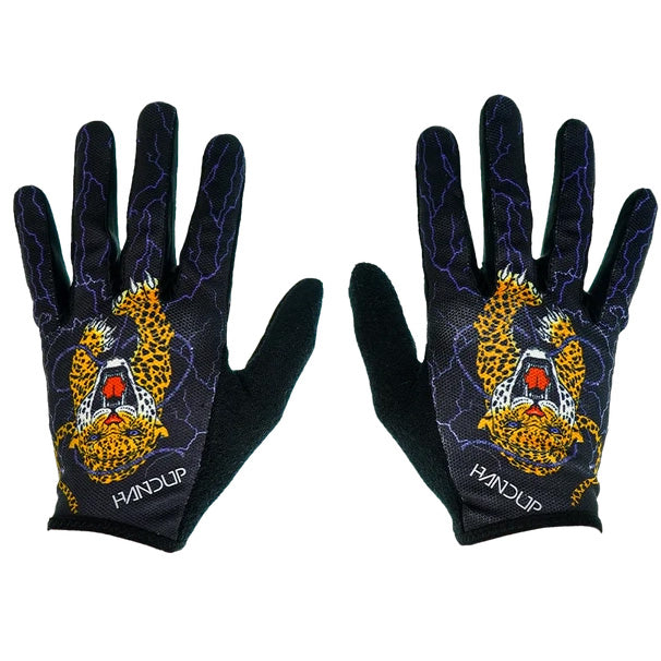 Handup Most Day Glove Collection - Breathable, touchscreen-enabled cycling gloves with Clarino leather, reflective lightning bolts, and superior grip