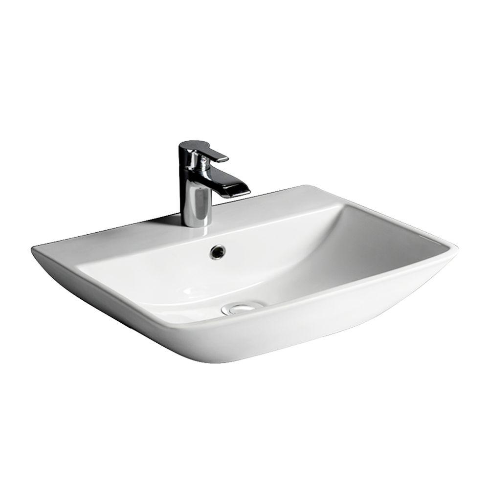 Barclay Products Summit 500 Wall-Hung Bathroom Sink in White