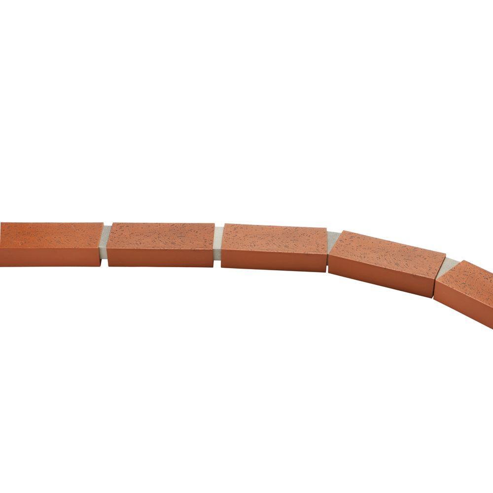 Argee 25 ft. Decorative Plastic Brick Edging