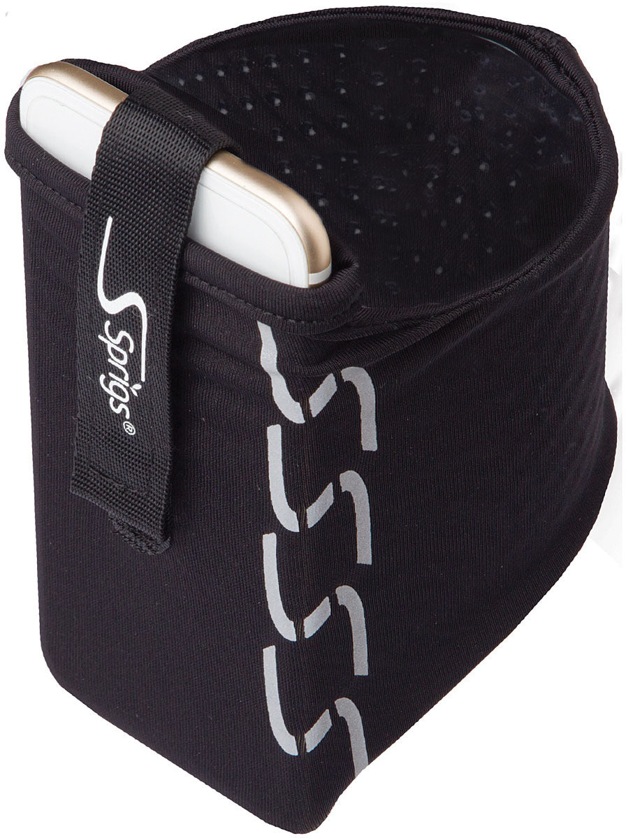 Sprigs Banjee Armband - Black Medium Reflective Gear for Active Lifestyles