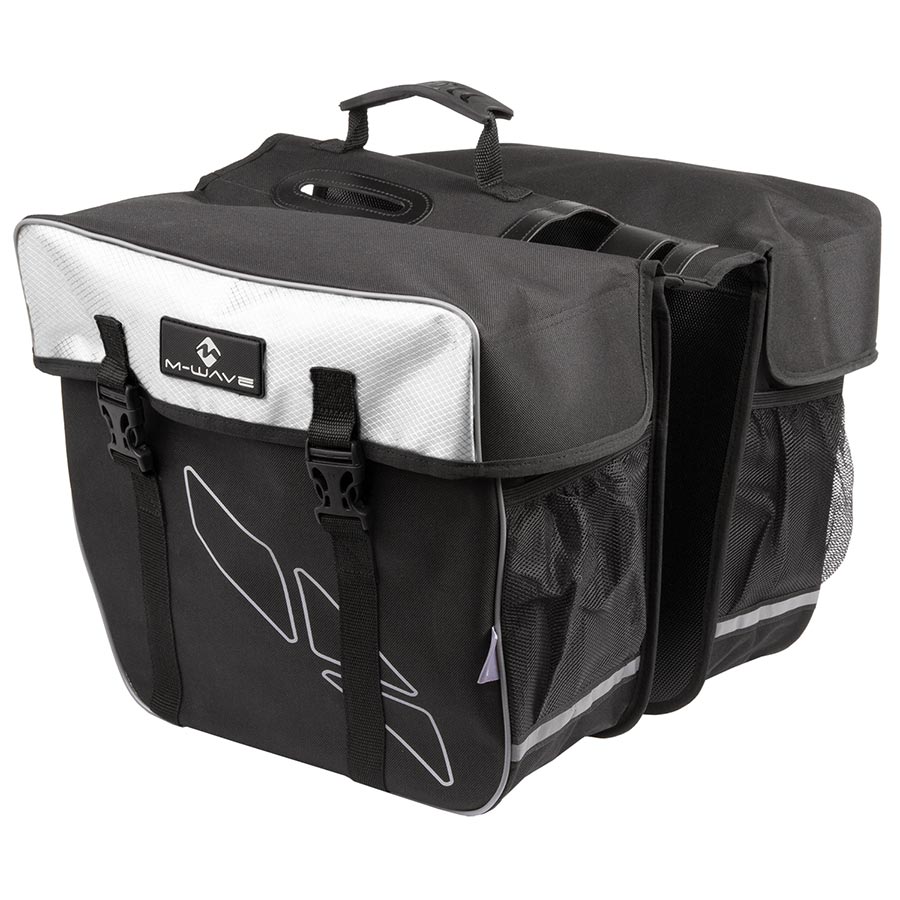 M-Wave Amsterdam Pannier 30L, White