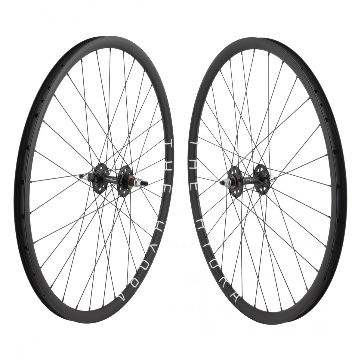 Wheel Master 700C Alloy Fixed Gear Double Wall 700C SET H+Son Hydra BRAKELESS