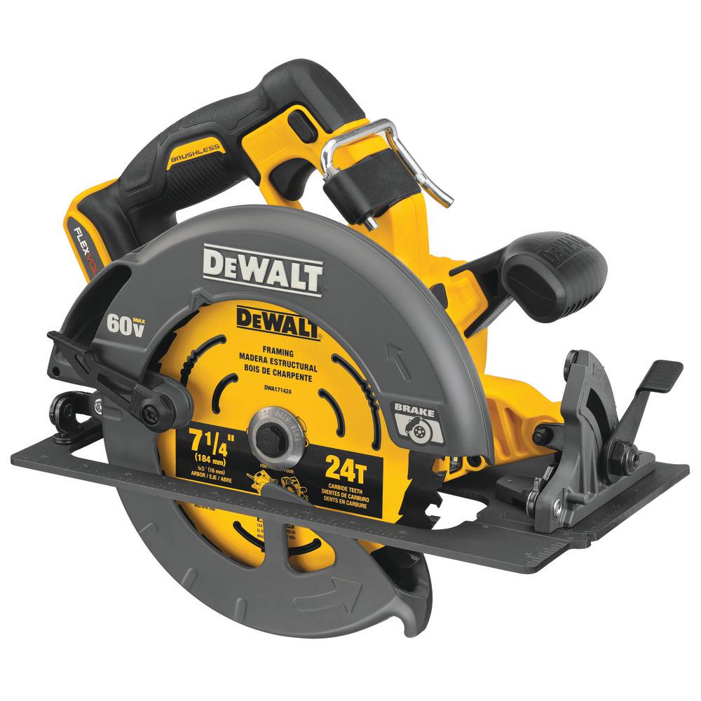 FLEXVOLT 60-Volt MAX 7-1/4 in. Cordless Brushless Circular Saw (Tool-Only)