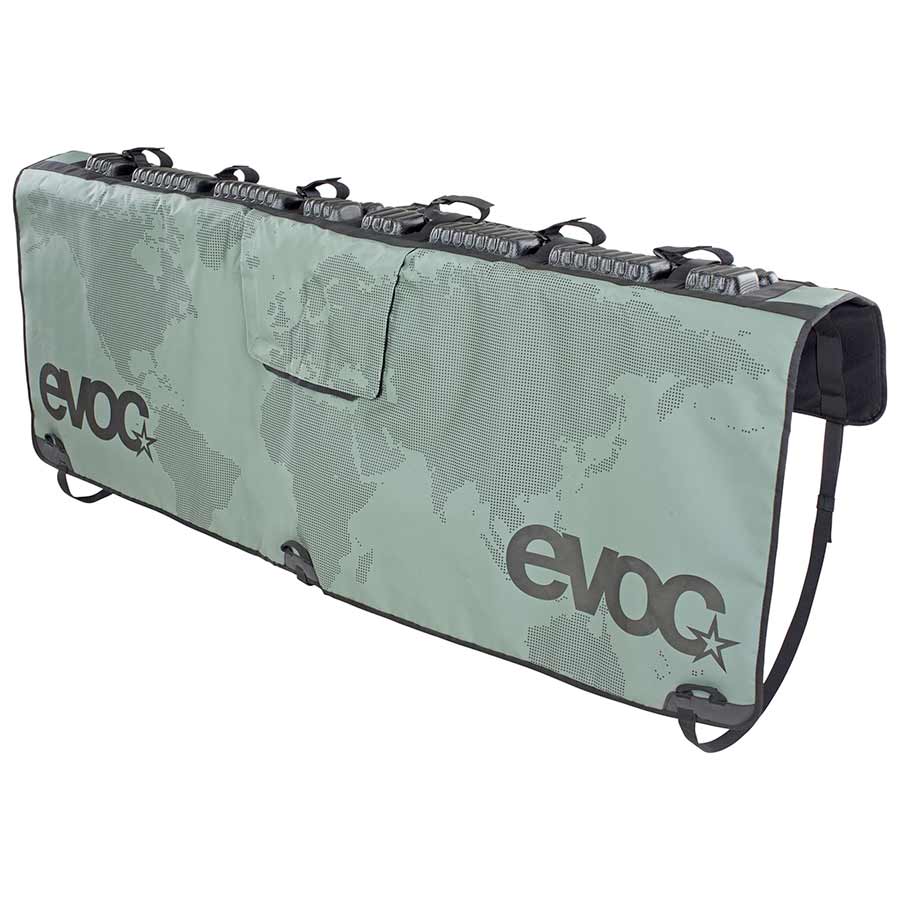 EVOC Tailgate Pad 136cm / 53.5'' wide, for mid-sized trucks, Olive