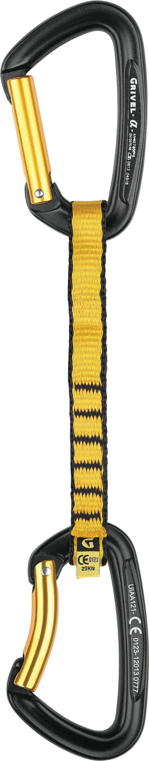 Grivel All-round Alpha Qd 16cm Quickdraw Set - Versatile Climbing Gear