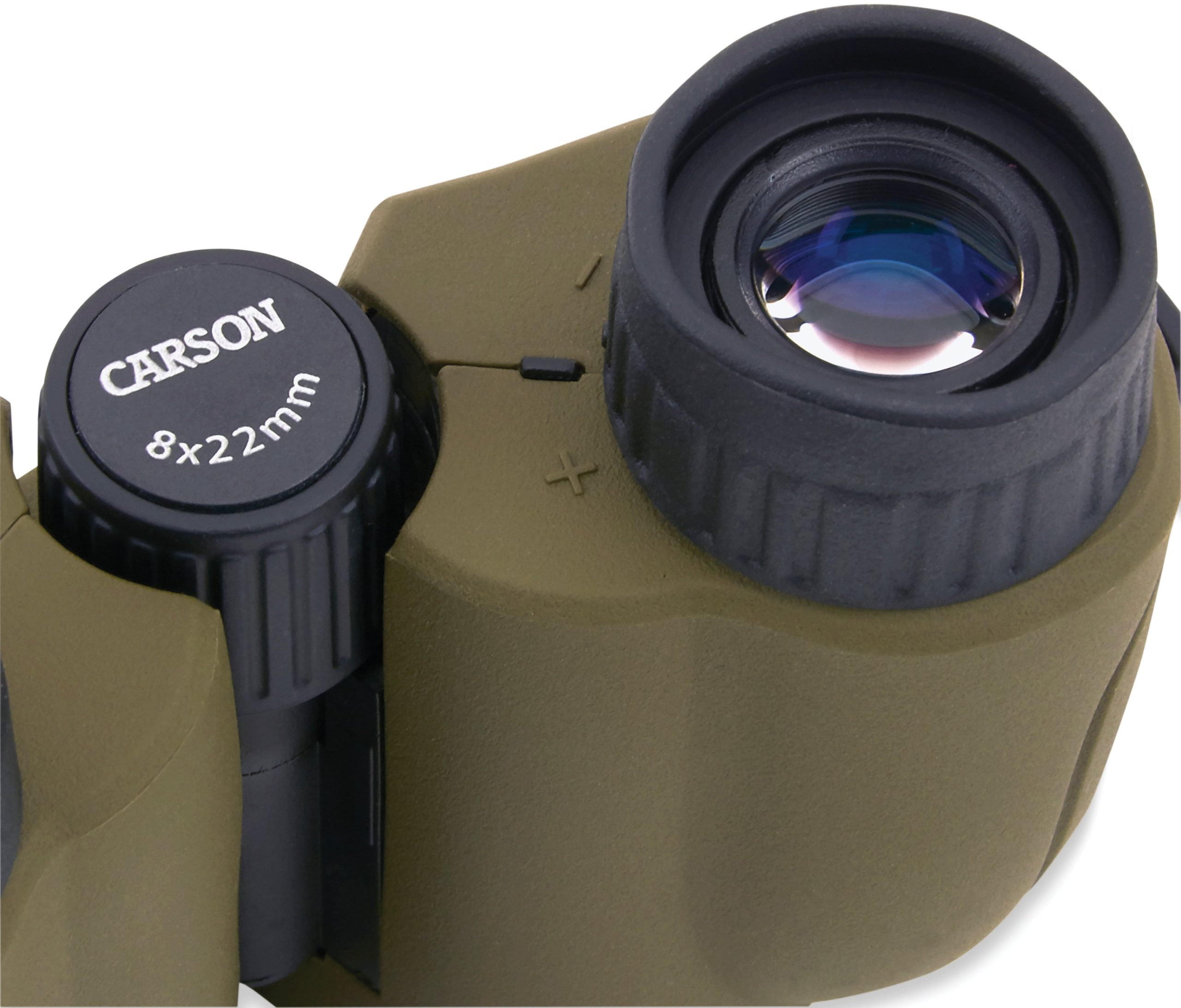 Carson Optical Hornet 8x22 Compact Binoculars - Lightweight and Portable Viewing Companion