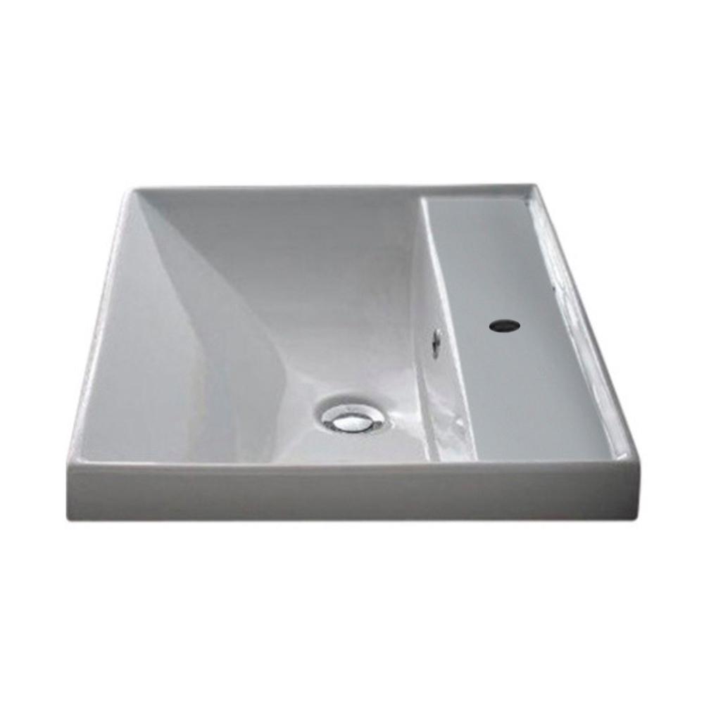Nameeks ML Wall Mounted Bathroom Sink in White