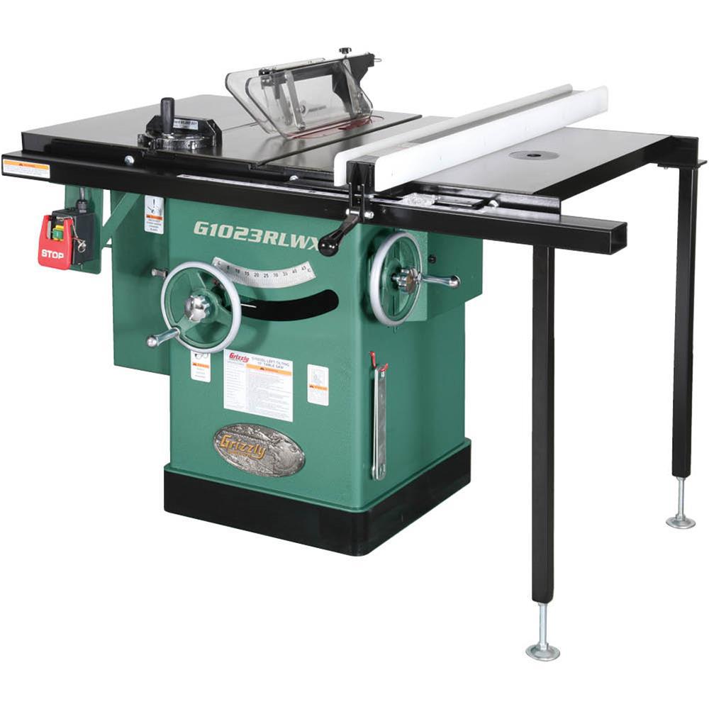 10 in. 5 HP 240-Volt Cabinet Left-Tilting Table Saw