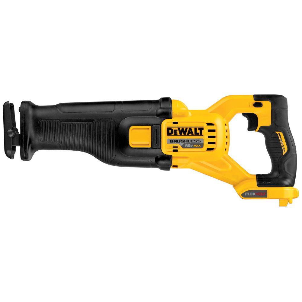 FLEXVOLT 60-Volt MAX Lithium-Ion Cordless Brushless Reciprocating Saw (Tool-Only)