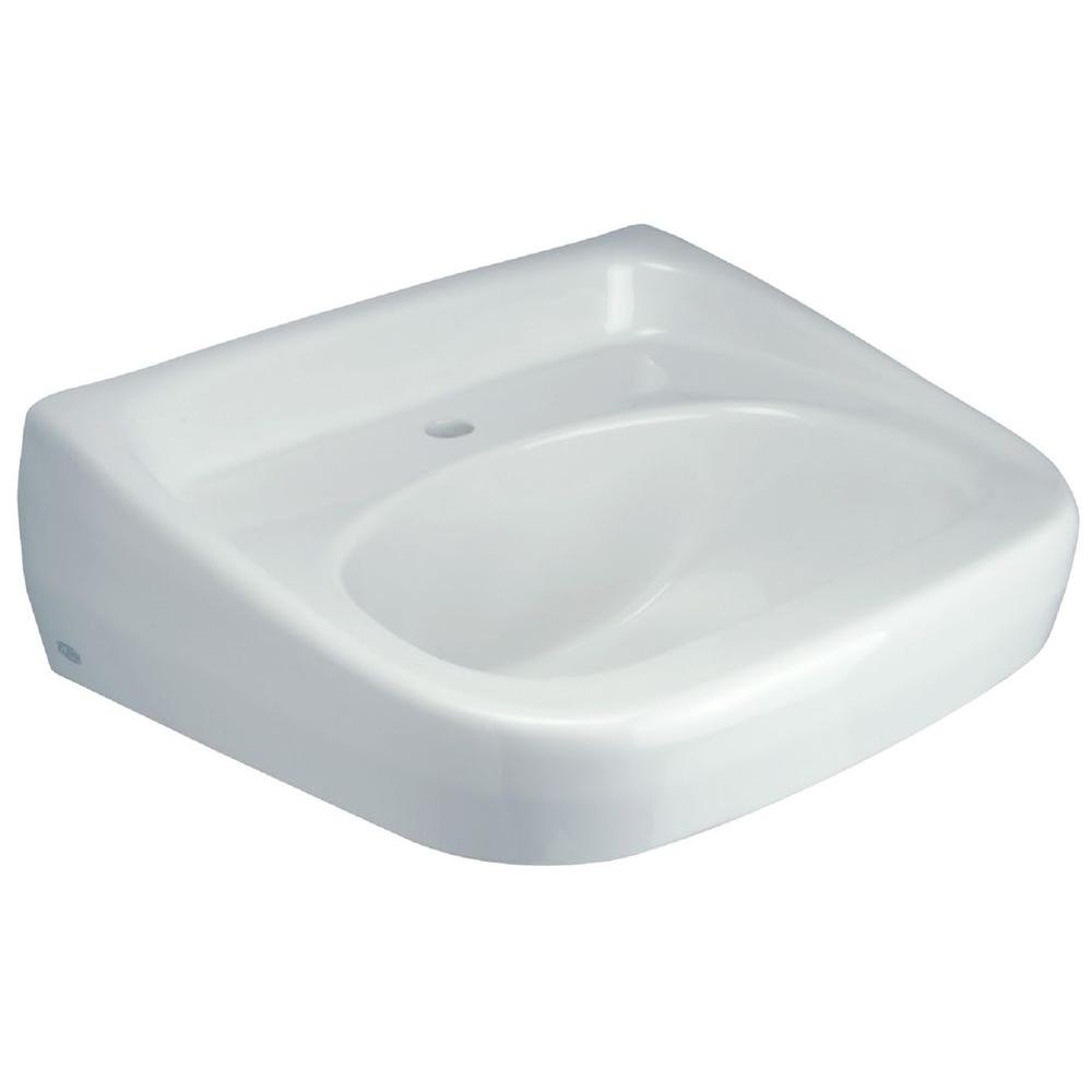 Zurn Wall Hung Bathroom Sink in White