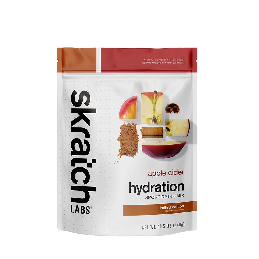 Skratch Labs Seasonal Sport Hydration, Drink Mix, Apple Cider, Pouch, 20 servings