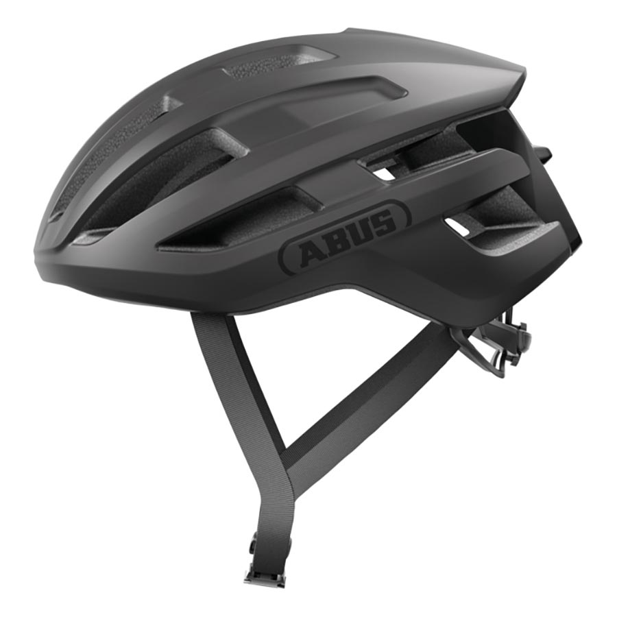 Road Bike Helmet Abus PowerDome L 59 - 61cm, Velvet Black