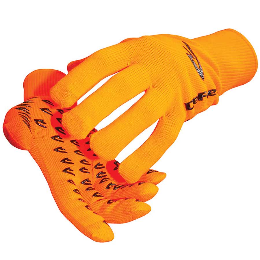 DeFeet Duraglove ET Winter Gloves, Orange, M, Pair Full Finger