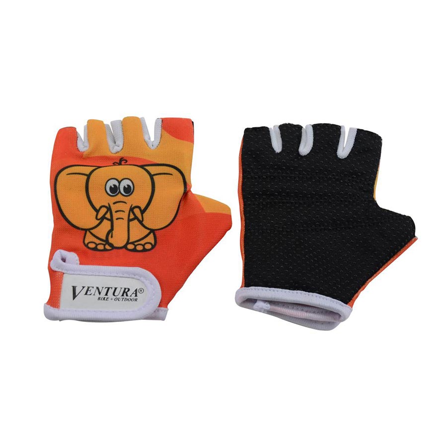 Ventura Childrens Bike Gloves, Orange, XS, Pair