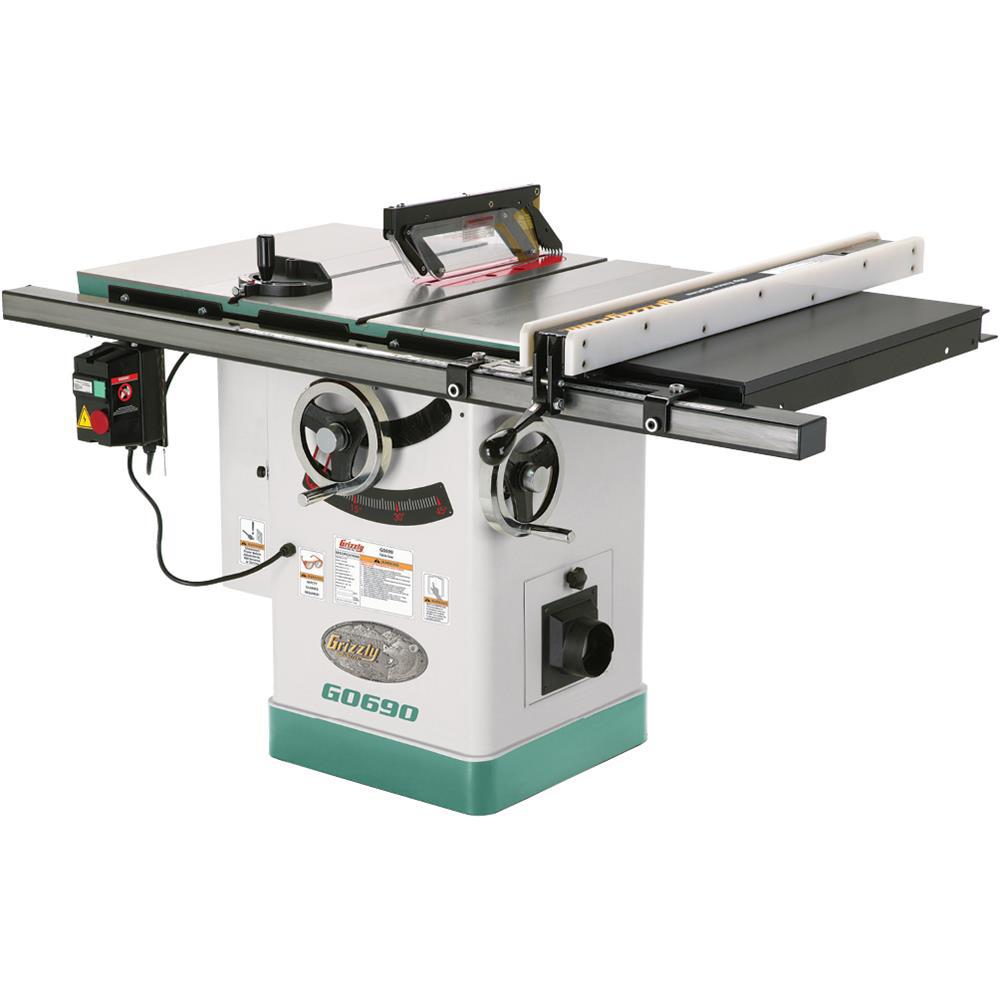10 in. 3 HP 220-Volt Cabinet Table Saw with Ri-Volting Knife