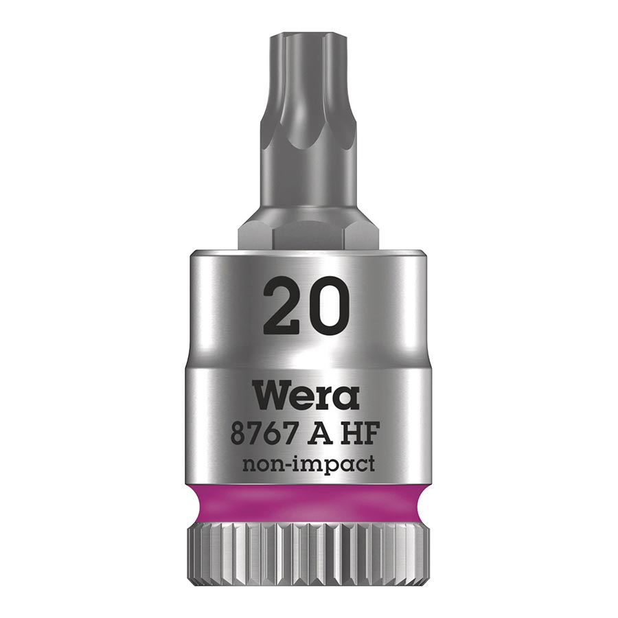 Premium Wera HF TORX Zyklop Sockets Set – Durable 1/4" Drive, T20 & T30 Sizes, Precision Engineering with Color-Coding, Rapid-Change Design