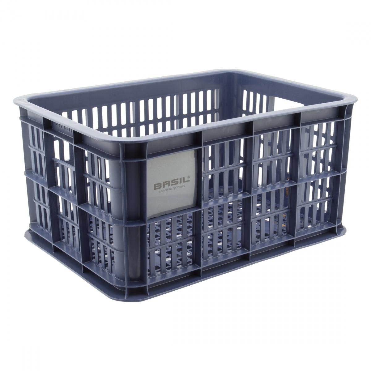 Bike Basket Basil Crate L Blue Composite 19.7x14x10.6`