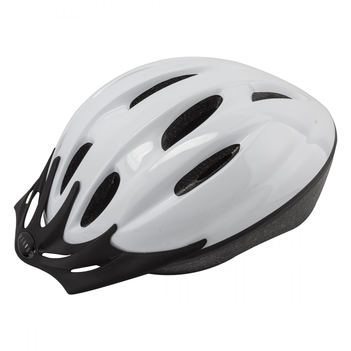 Bike Helmet Aerius V10 All-Purpose Head Lock Dial Retention System White Medium/Large