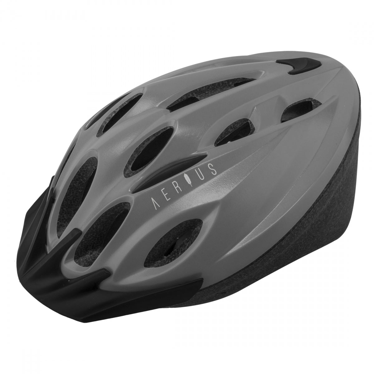 Bike Helmet Aerius Heron All-Purpose In-Fusion Head Lock Twist Grey Small/Medium