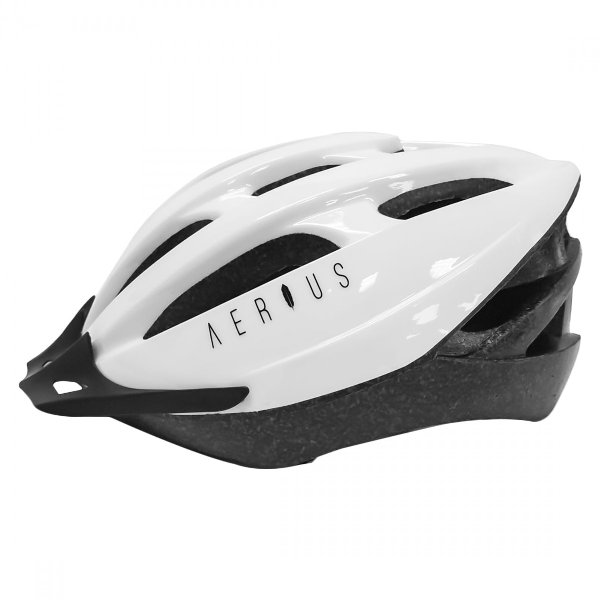 Bike Helmet Aerius V19-Sport All-Purpose In-Mold Head Lock System White Small/Medium