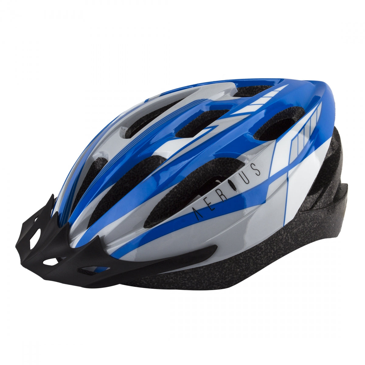 Bike Helmet Aerius V19-Sport All-Purpose In-Mold Head Lock System Blue/Grey X-Large