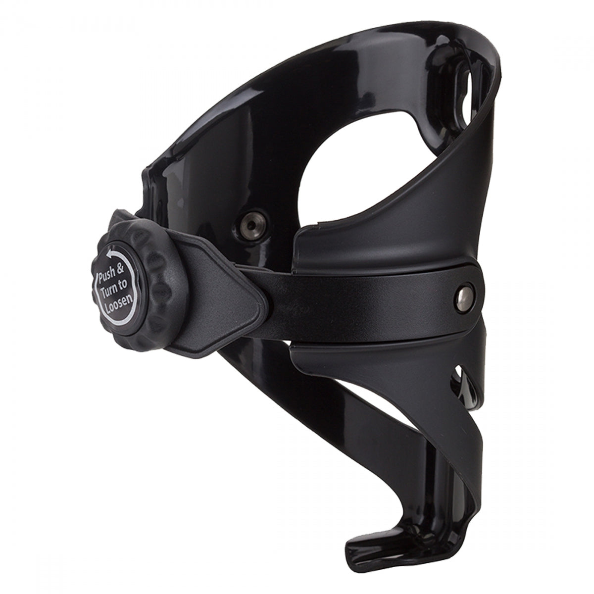 Bikase ABC Adjustable Drink Holder Adjustable Black Composite Braze-on