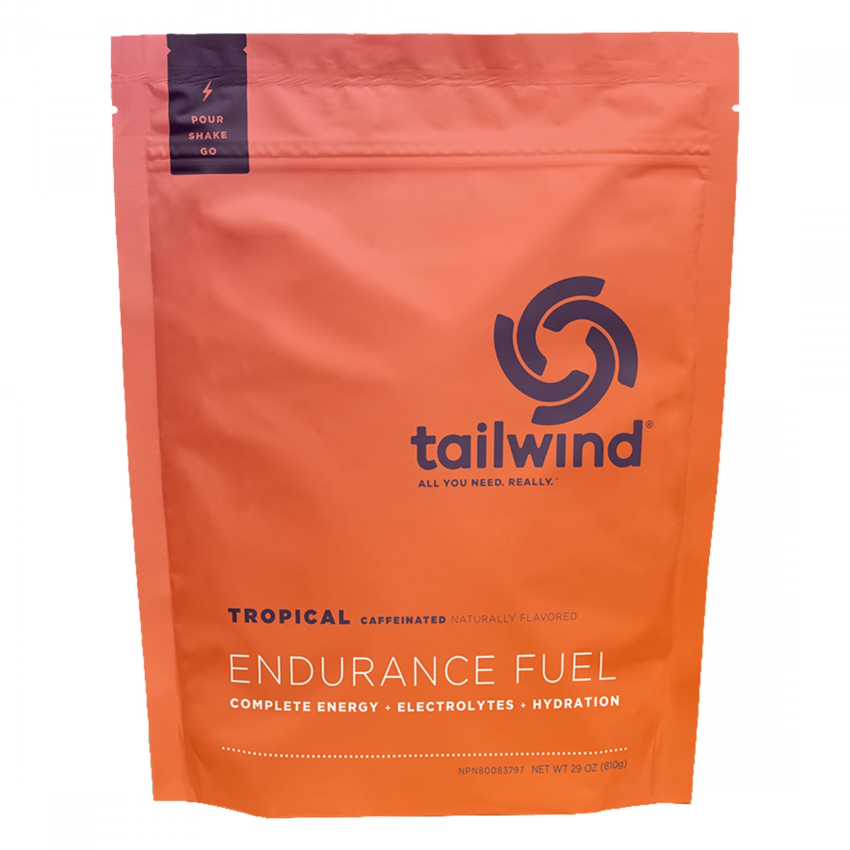 Tailwind Nutrition Endurance Fuel Energy Tropical Buzz 29oz bag