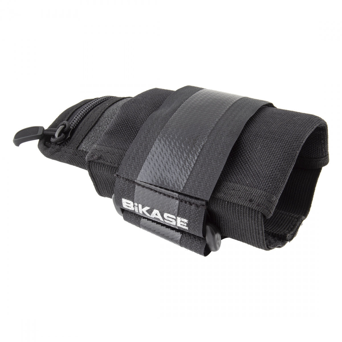 Bikase Tube and Tool Wrap Bag Black Velcro Straps