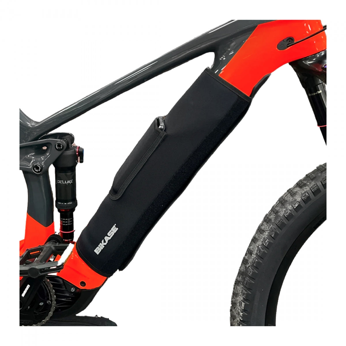 Bikase EBike Battery Cover Medium Black Medium Velcro Straps