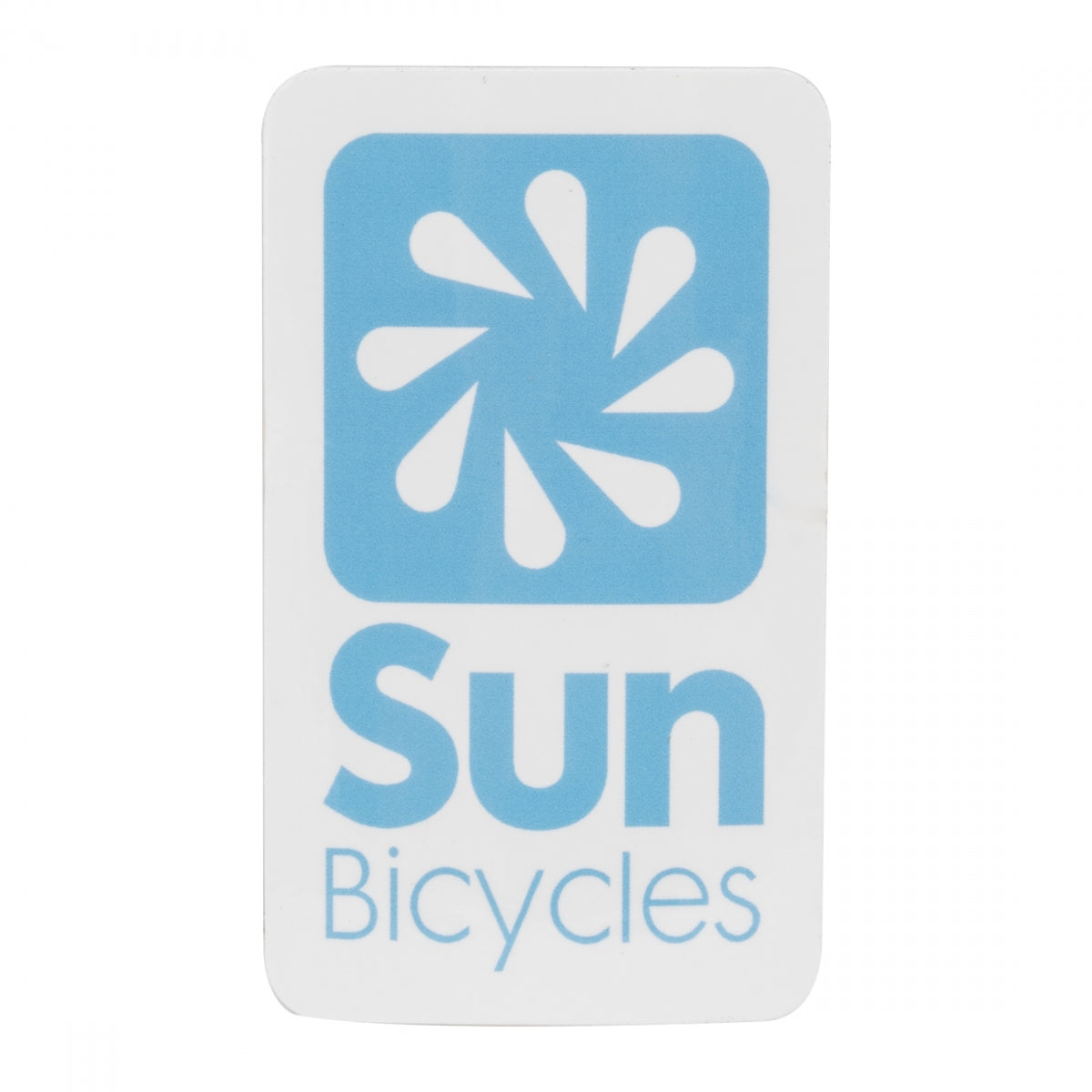 Sun Bicycles Sticker Packs Rectangle Logo Blue