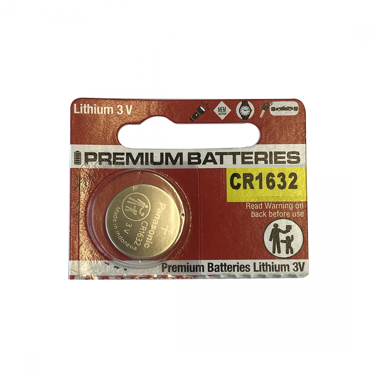 Batteries CR1632 CR1632 Each