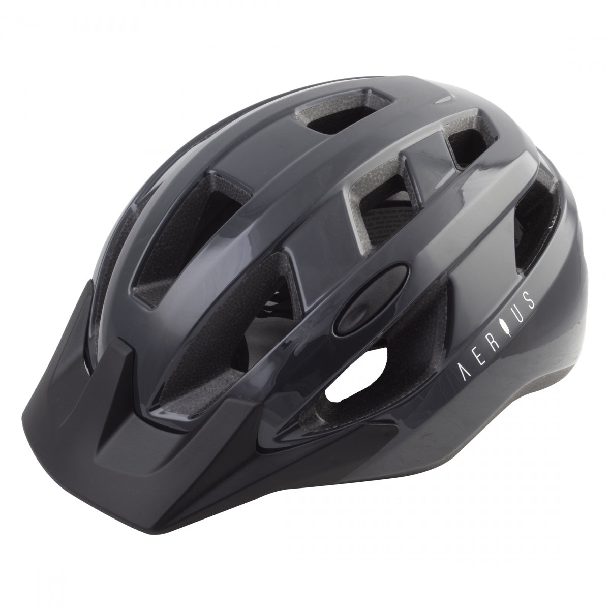 Mountain Bike Helmet Aerius Swift SM/MD 20-1/2in to 22-1/2in (52 to 57 cm) Black All Purpose