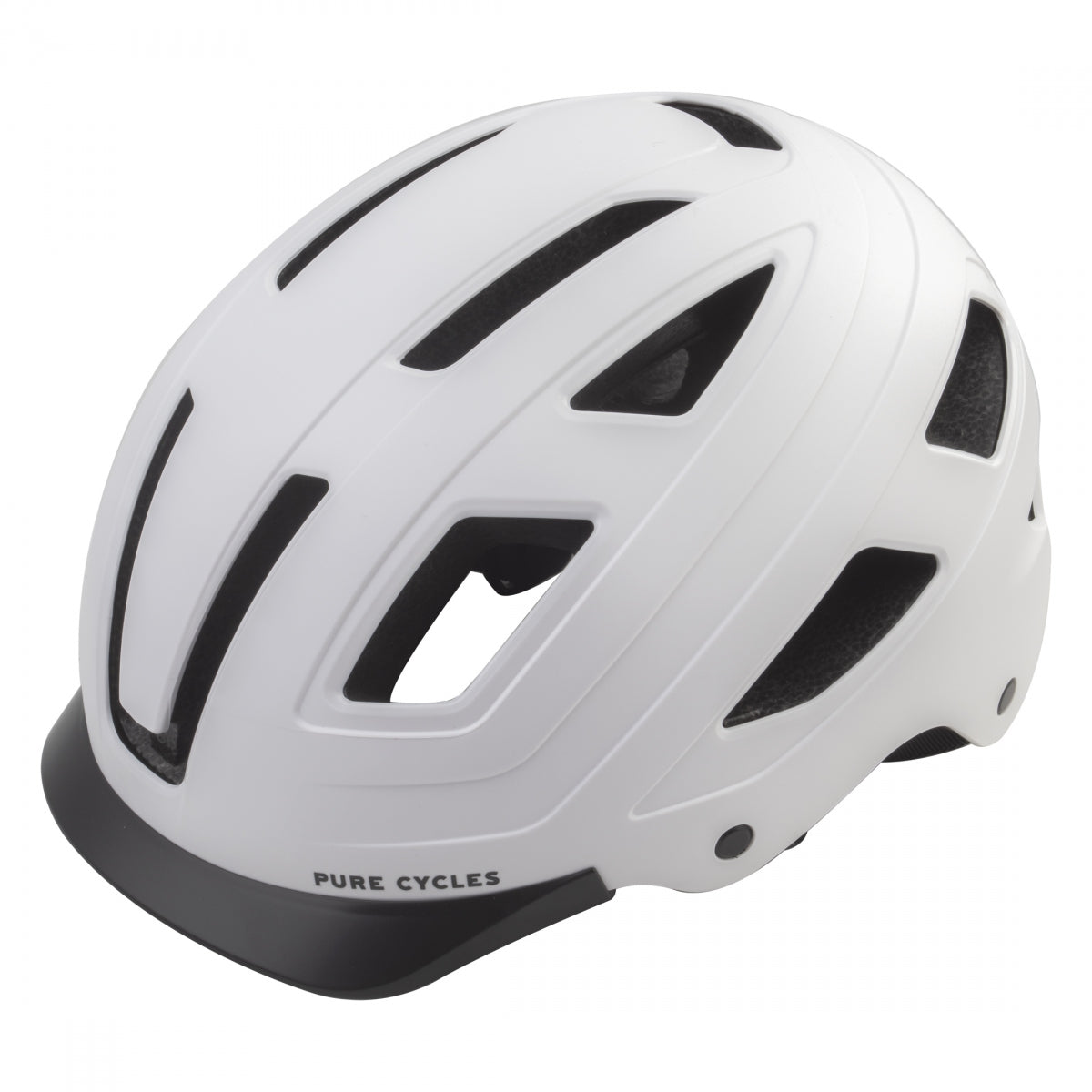 Bike Helmet Pure Cycles Urban-Lite LG/XL 23-1/4in to 24in (59 to 61 cm) White Urban