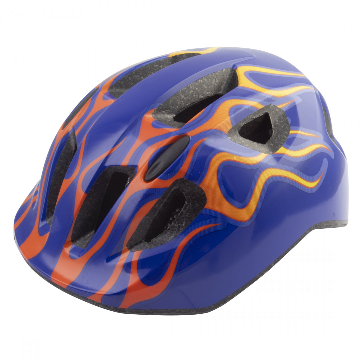 Kids Bike Helmet Aerius V11 - KIDS XS 18-3/4 to 20-1/2in (48 to 52 cm) Blue Flames Toddler
