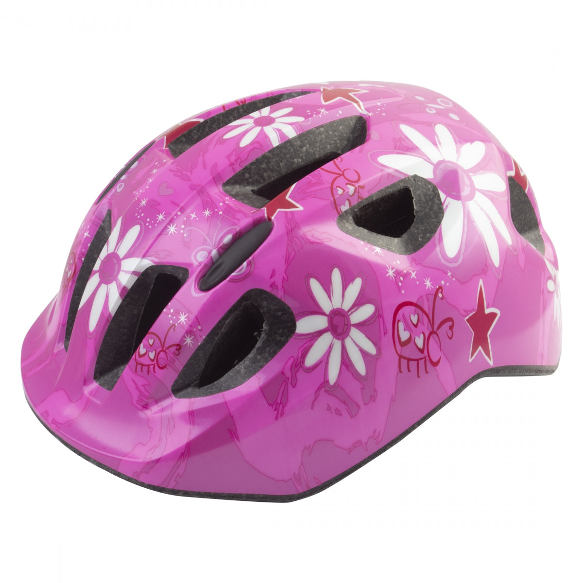 Kids Bike Helmet Aerius V11 - KIDS XS 18-3/4 to 20-1/2in (48 to 52 cm) Pink Flowers Toddler