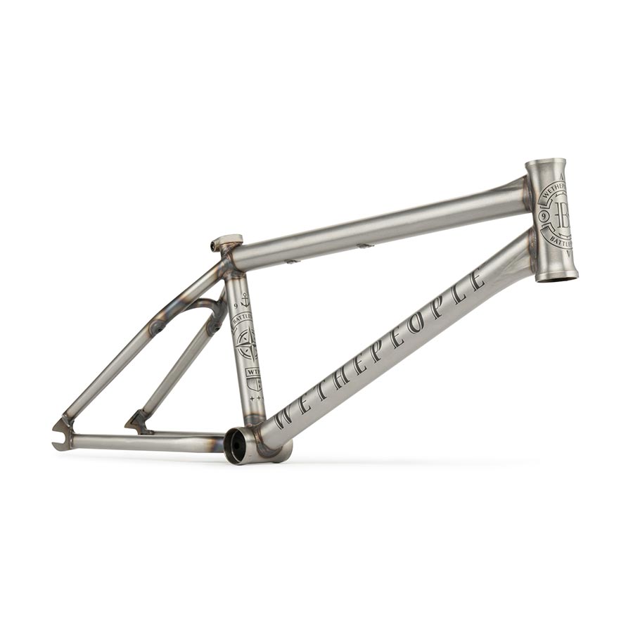 We The People Battleship BMX Frame, Matte Raw, 20.75''