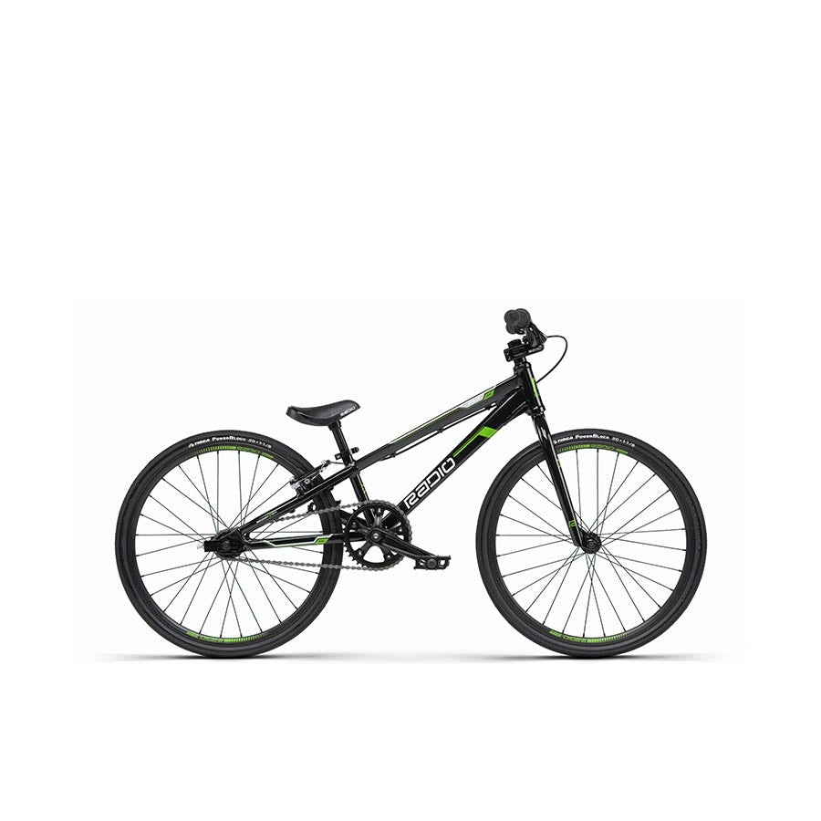 Radio Raceline Xenon BMX 20'', Black/Green, 17.5''