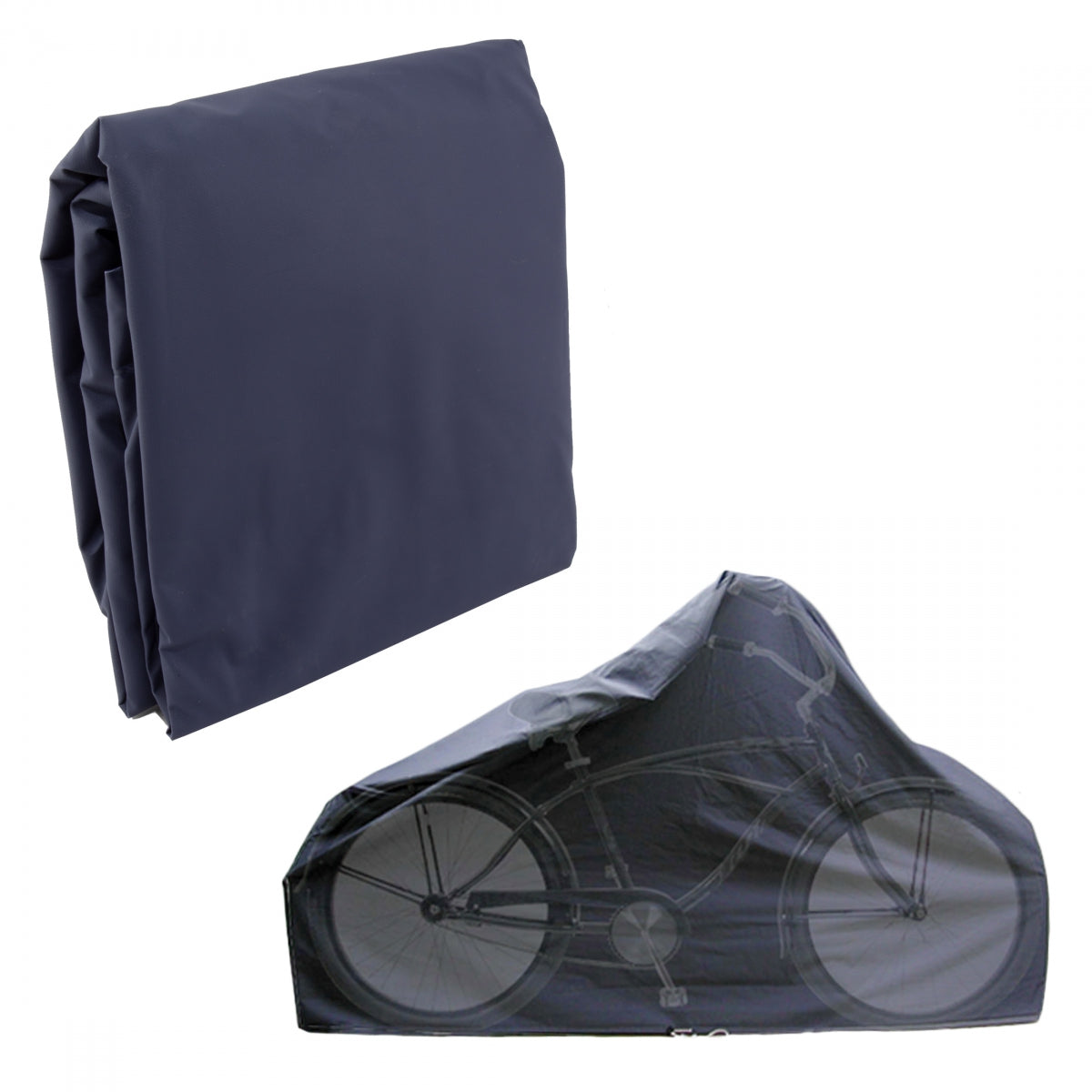 Heavy Duty Waterproof Bike & Trike Covers with Drawstring — Vinyl Material, Extended Fit, Durable Weather-Resistant Protection for Bikes & Trikes