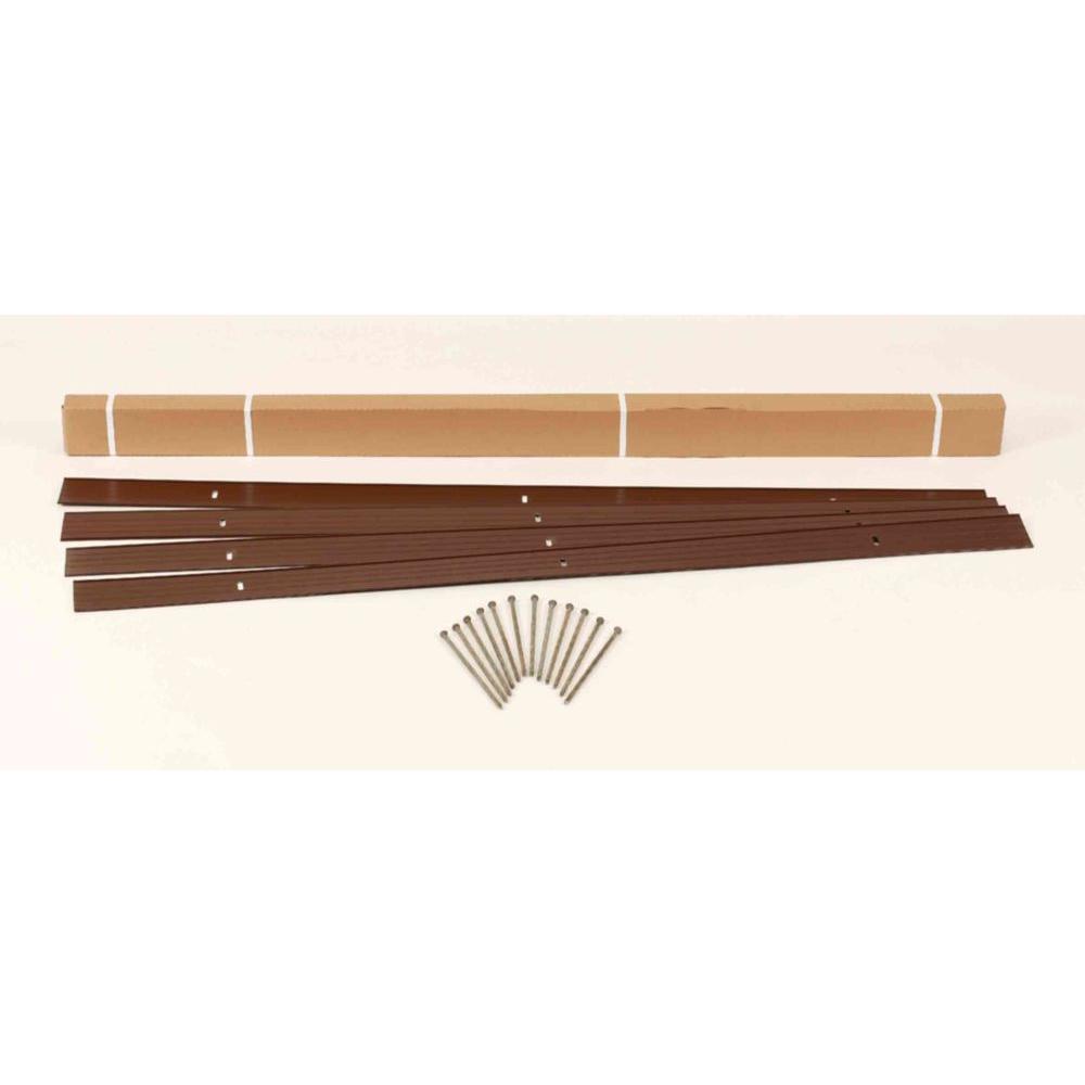 ProFlex 24 ft. x 4 in. Brown Aluminum Landscape Edging Project Kit (4 - 6 ft. pieces)