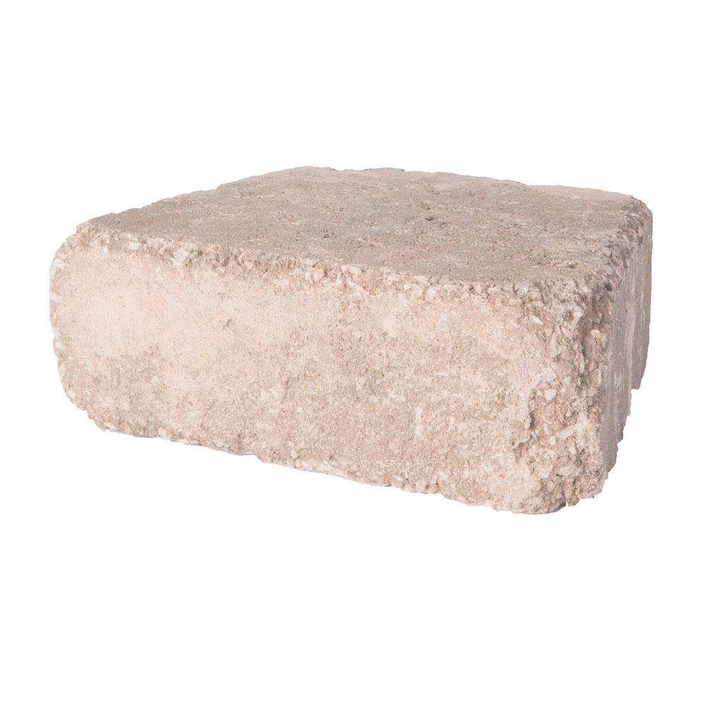 Pavestone RumbleStone Trap 3.5 in. x 10.25 in. x 7 in. Cafe Concrete Garden Wall Block (120 Pcs. / 29.9 Face ft. / Pallet)