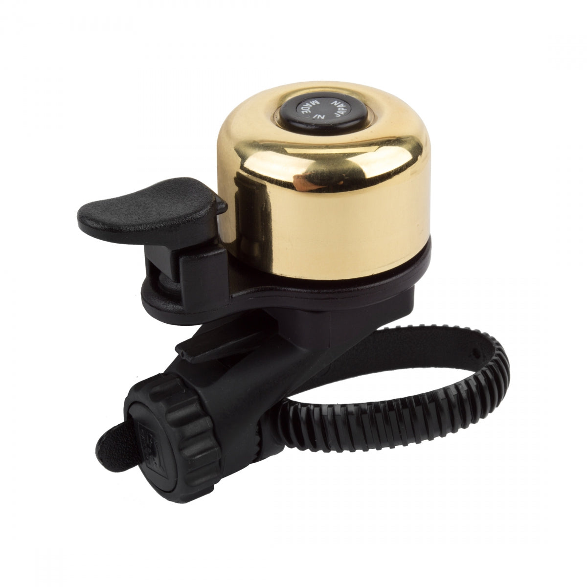 Premium Origin8 Multi-Fit Brass & Alloy Melodic Resonant Bike Bell with Tool-Free Mount & Japanese Craftsmanship